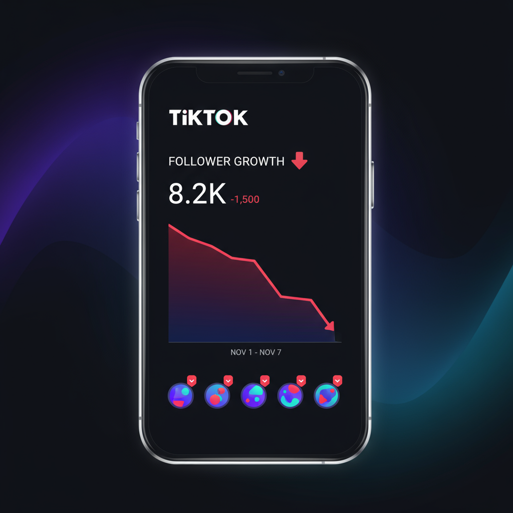 Qué hacer si tus seguidores bajan en TikTok sin razón