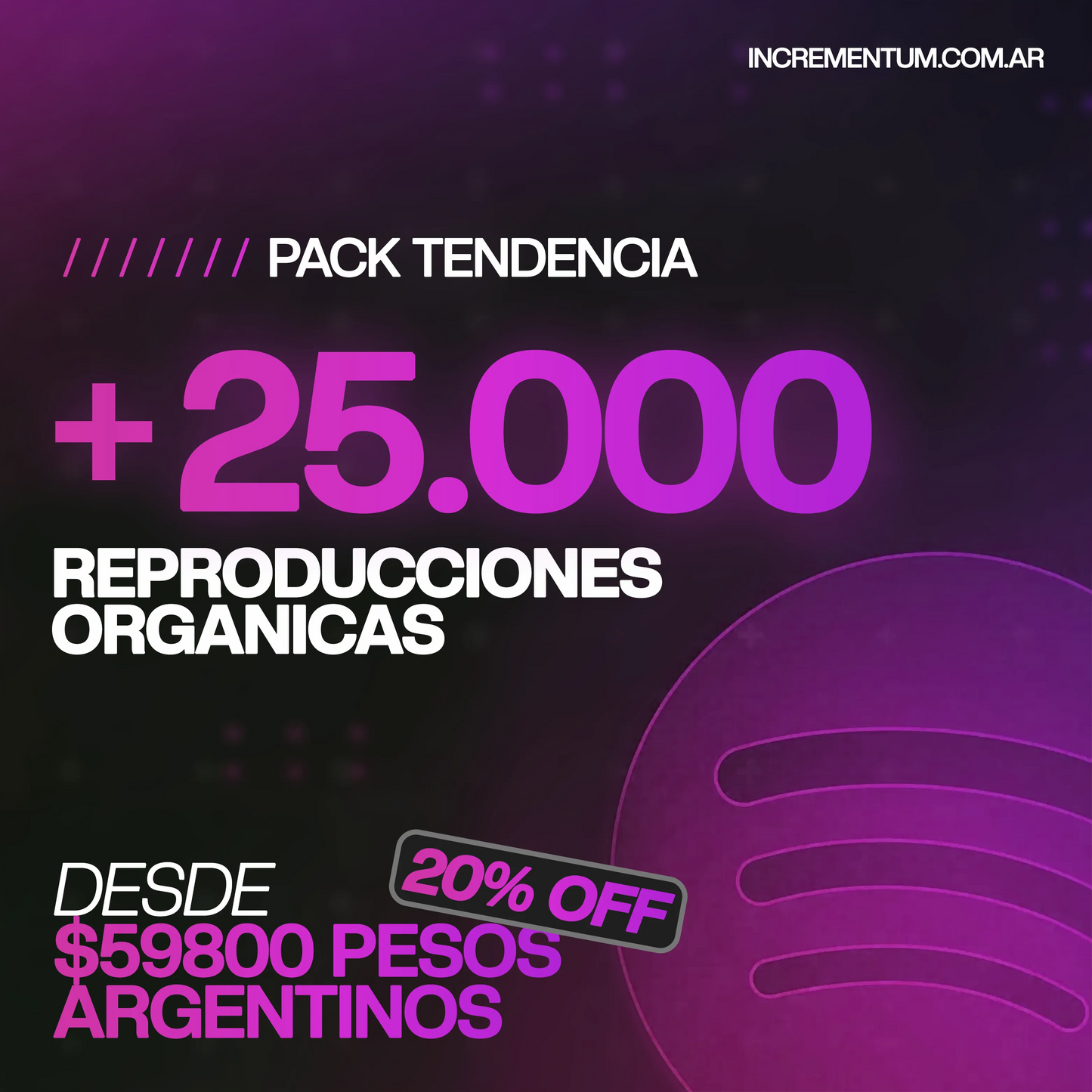 Reproducciones Spotify