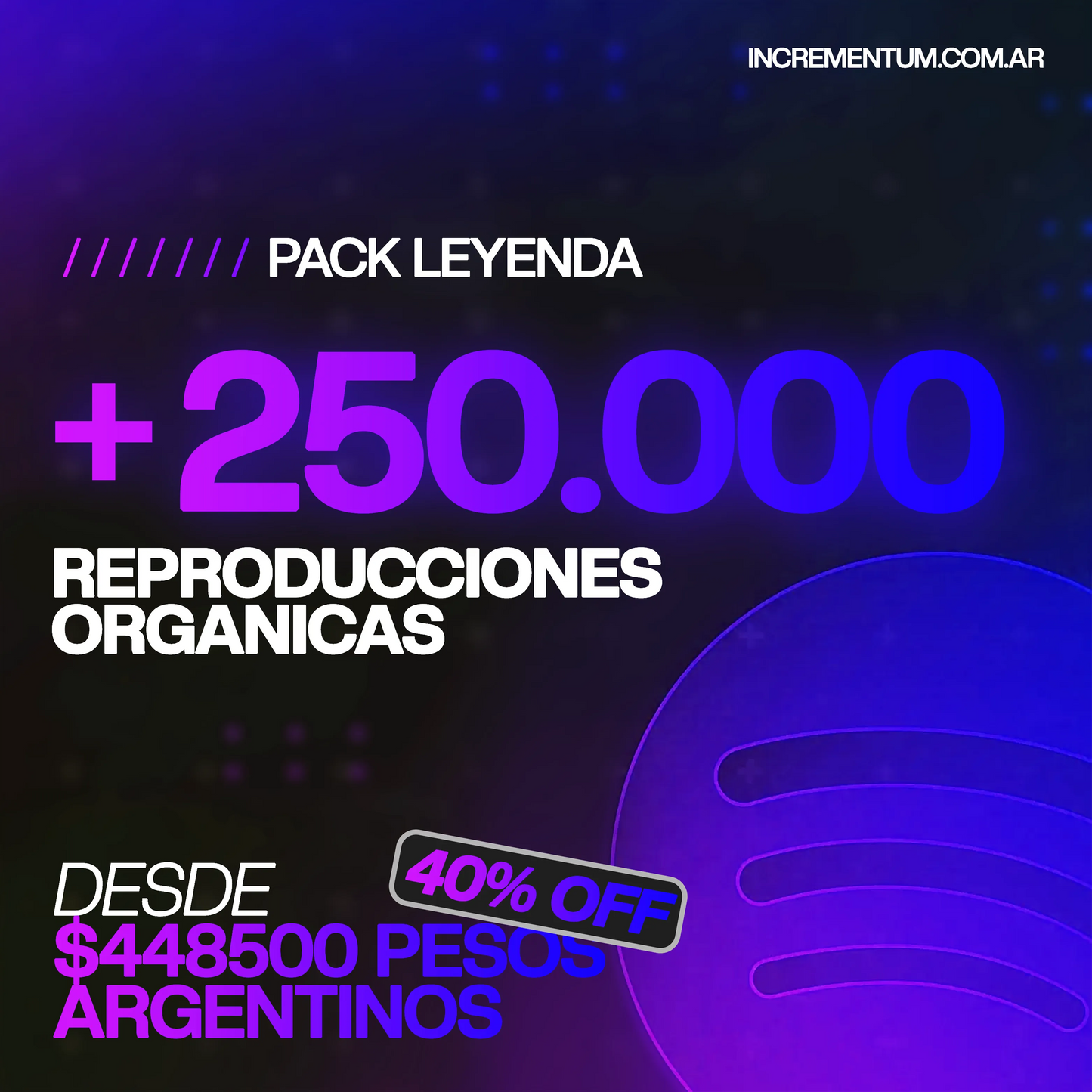 Reproducciones Spotify