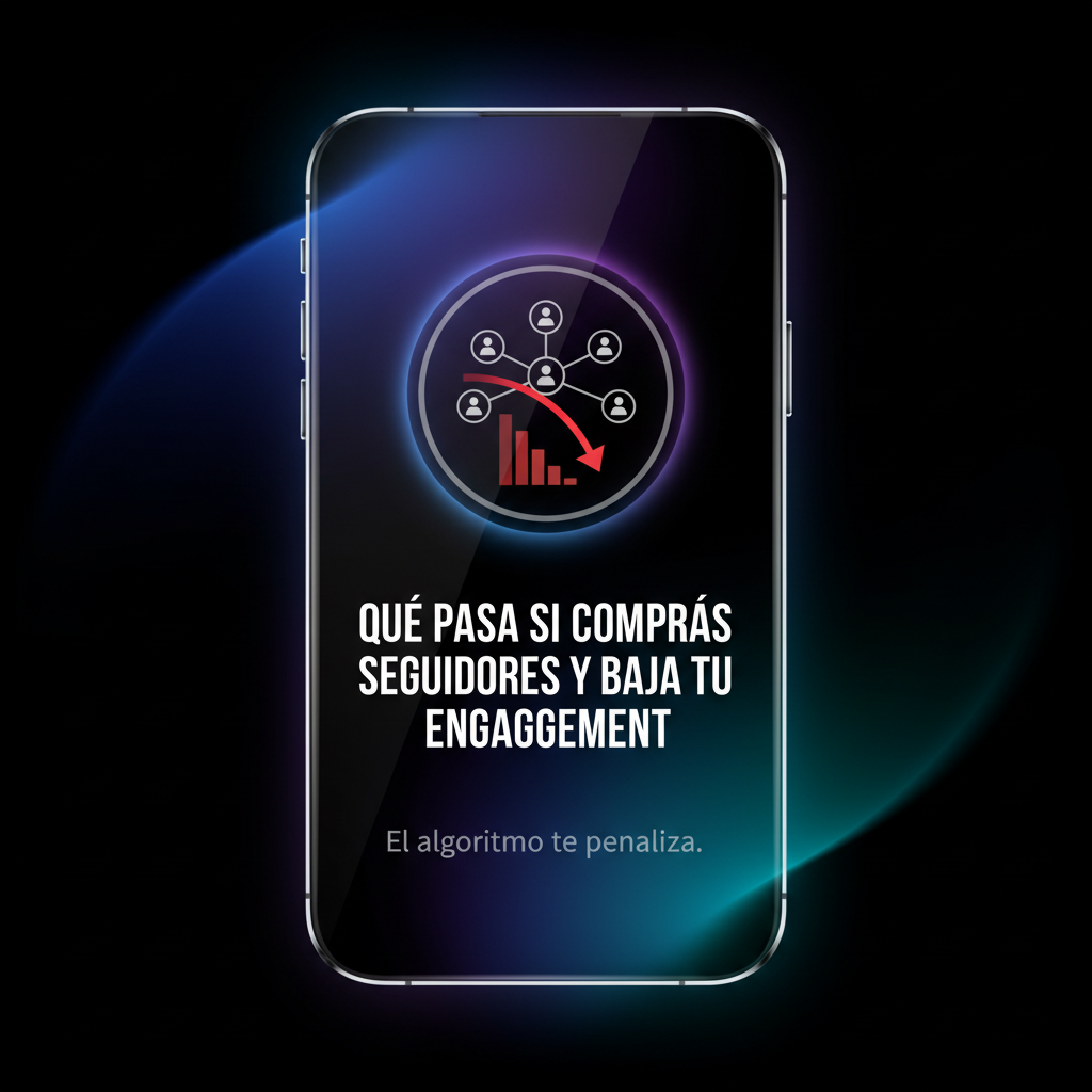Qué pasa si comprás seguidores y baja tu engagement