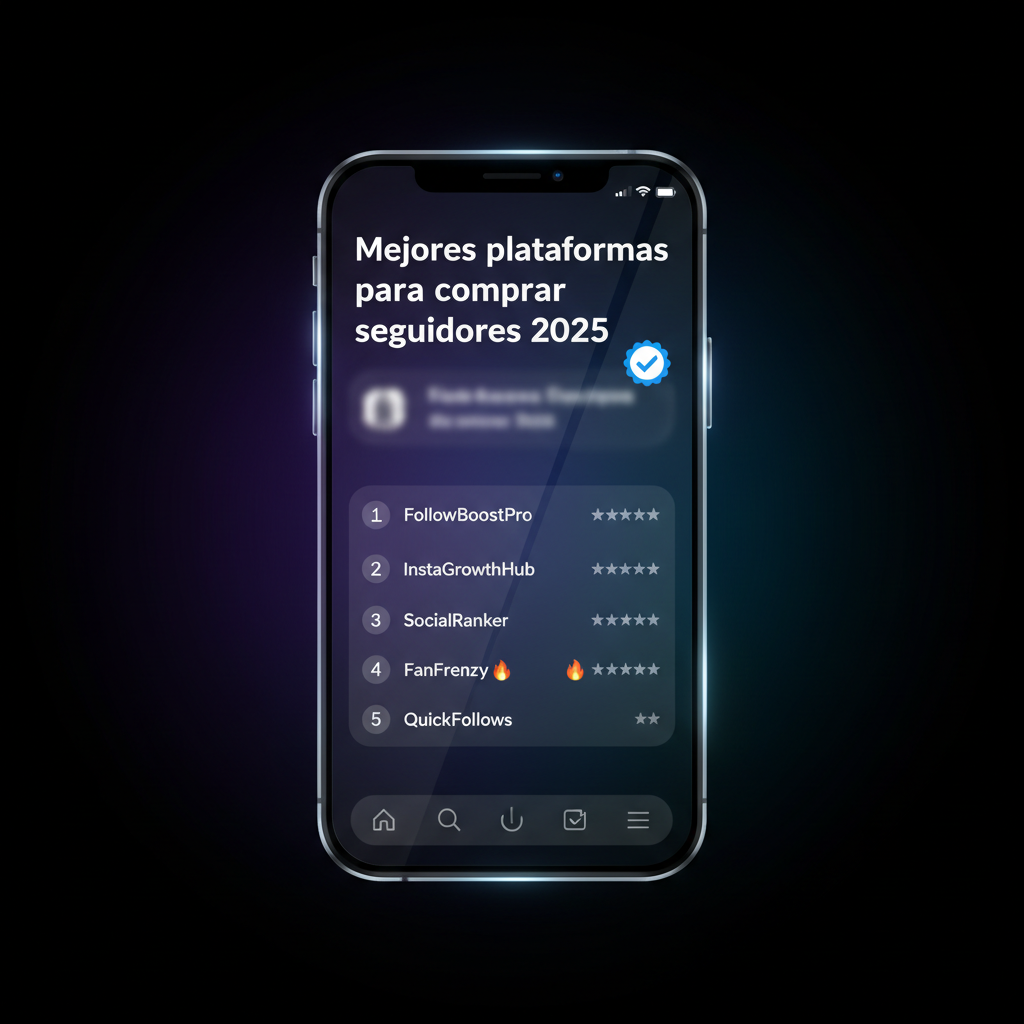 Ranking: mejores plataformas para comprar seguidores 2025