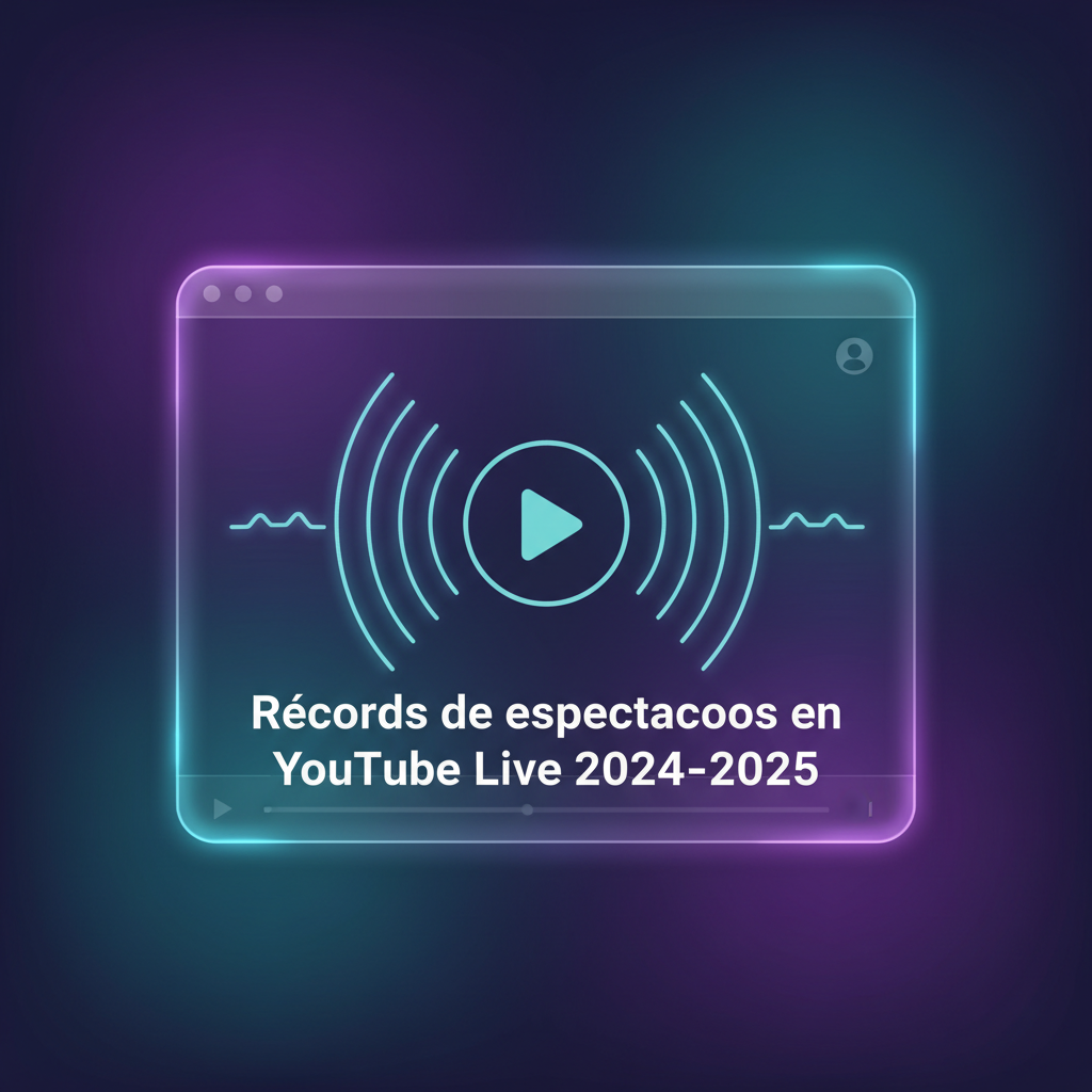 Récords de espectadores en YouTube Live 2024–2025