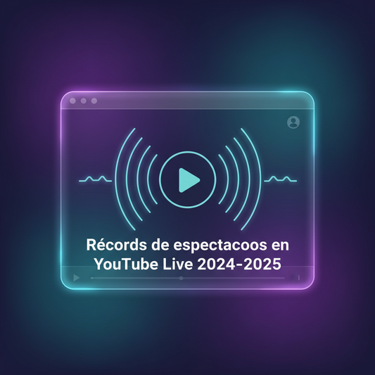 Récords de espectadores en YouTube Live 2024–2025