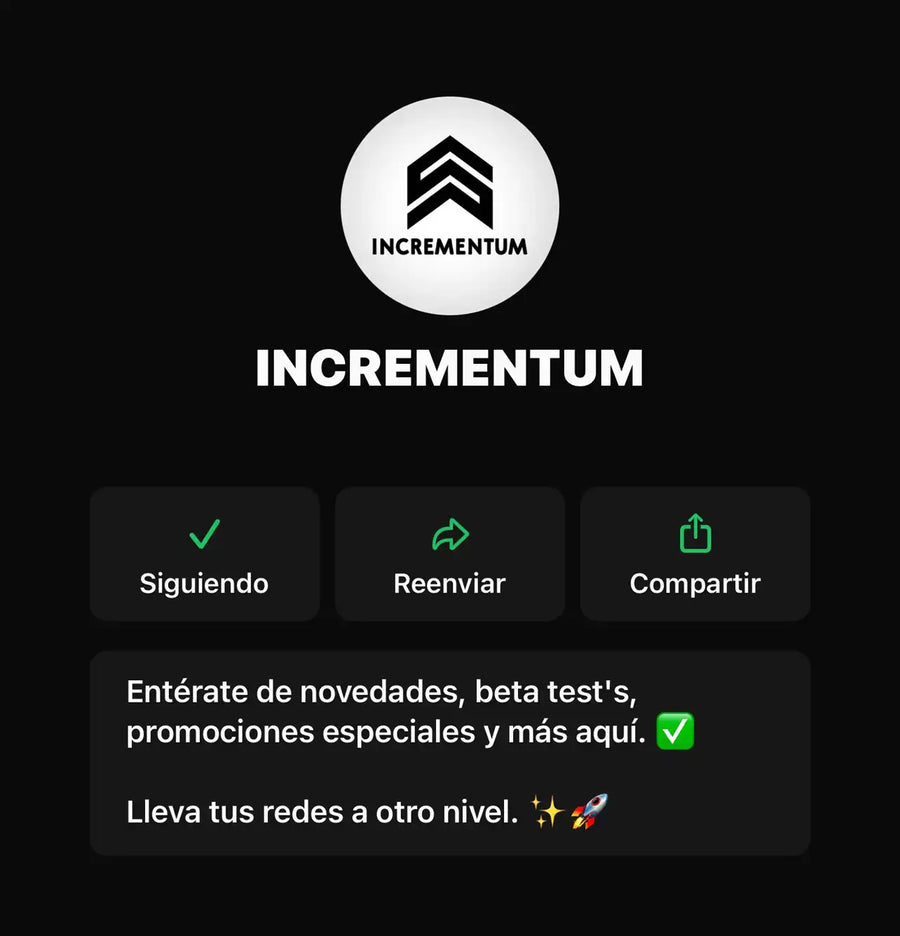 Incrementum WhatsApp Channel